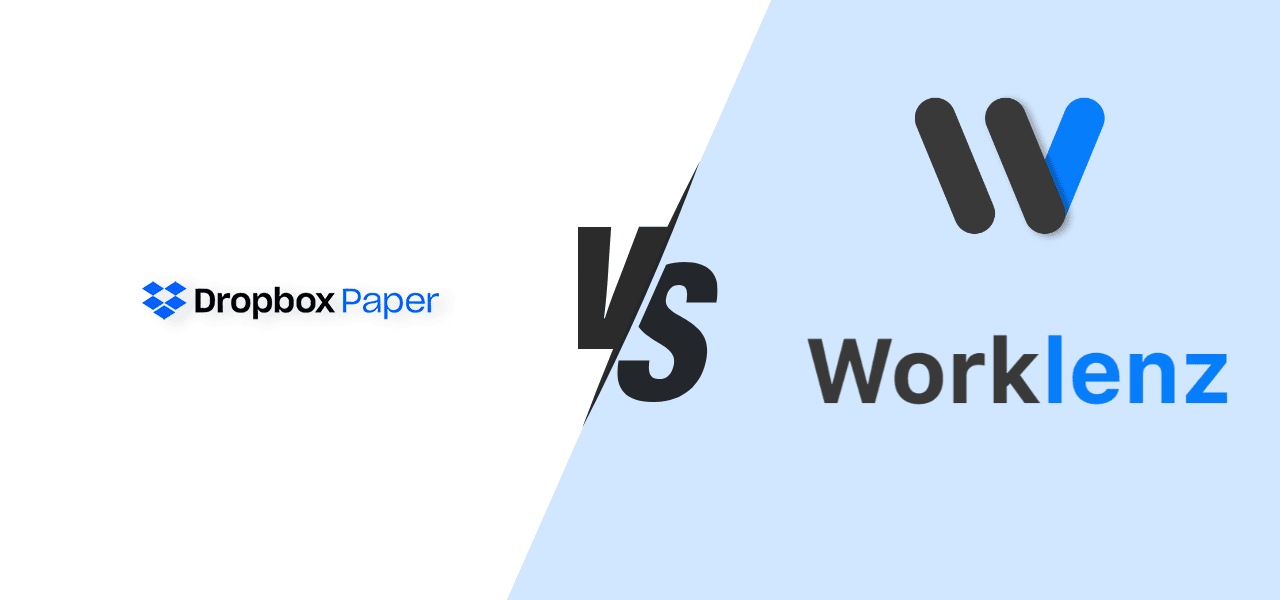 Worklenz vs Dropbox Paper comparison for project management