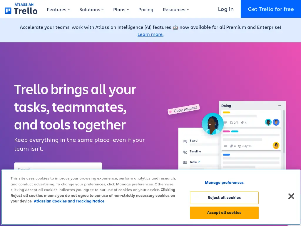 Trello website